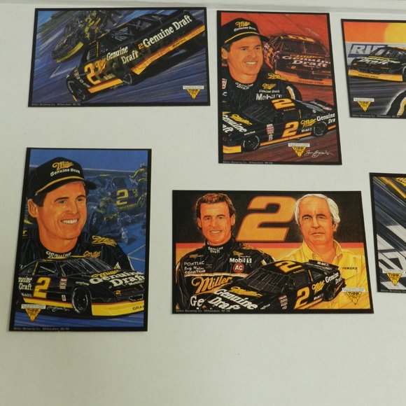 Vintage NASCAR Rusty Wallace Racing 3 Card Set #1 & #2 Miller Brewing Co 1994 - Picture 4 of 5